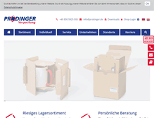 Tablet Screenshot of prodinger.de